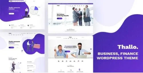 Thallo Theme GPL v1.1.5 – Consulting & Finance WordPress Website